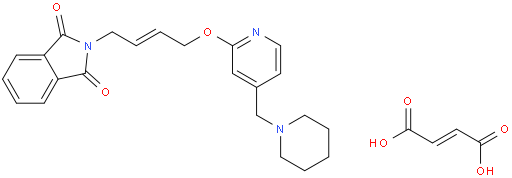 N-[顺-4-[4-(N-哌啶甲基)吡啶-2-氧]-2-丁烯-1-基]邻苯二甲酰亚胺 顺丁烯二酸盐