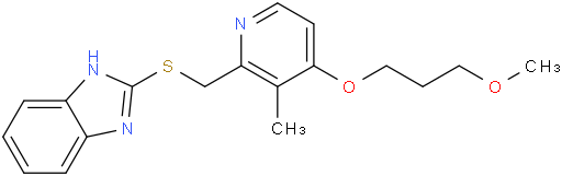 2-[[[4-(3-Methoxypropoxy)-3-methylpyridine-2-yl ]methyl]thio]-1H-benzimidazole