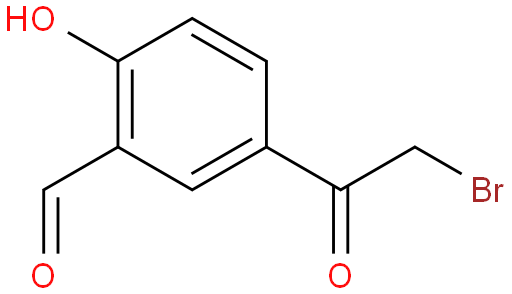 5-溴乙酰基-2-羟基苯甲醛