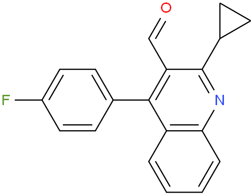 2-Cyclopropyl-4-(4-fluorophenyl)quinoline-3-carbaldehyde