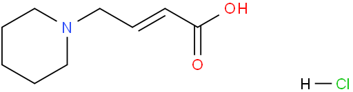 (E)-4-(Piperidin-1-yl)but-2-enoic acid hydrochloride