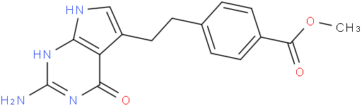 4-[2-(2-氨基-4,7-二氢-4-氧-1H-吡咯[2,3-d]嘧啶-5-基)乙基]苯甲酸甲酯