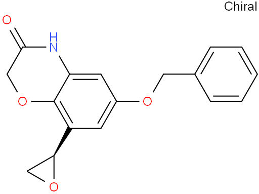 (R)-6-(Benzyloxy)-8-(oxiran-2-yl)-2H-benzo[b][1,4]oxazin-3(4H)-one