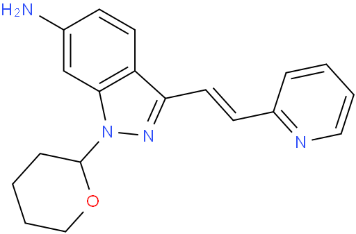 (E)-3-(2-(Pyridin-2-yl)vinyl)-1-(tetrahydro-2H-pyran-2-yl)-1H-indazol-6-amine