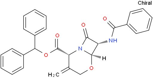 (2R,6R,7R)-Benzhydryl 7-benzamido-3-methylene-8-oxo-5-oxa-1-azabicyclo[4.2.0]octane-2-carboxylate