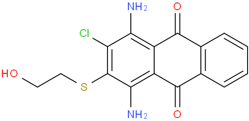 1,4-Diamino-2-chloro-3-[(2-hydroxyethyl)thio]-9,10-anthracenedione