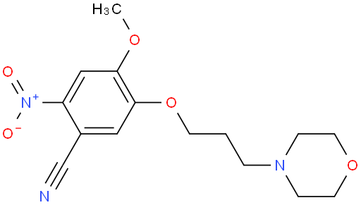 4-Methoxy-5-(3-morpholinopropoxy)-2-nitrobenzonitrile