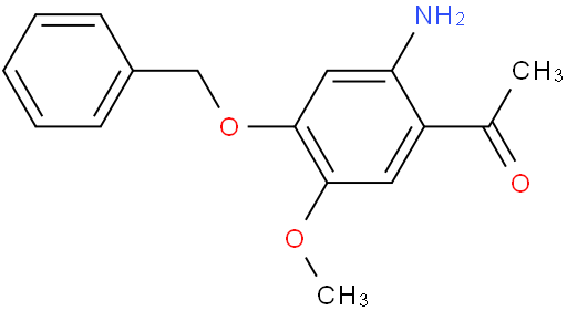 1-(2-氨基-4-苄氧基-5-甲氧基苯基)乙酮