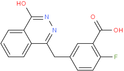 2-Fluoro-5-((4-oxo-3,4-dihydrophthalazin-1-yl)methyl)benzoic acid