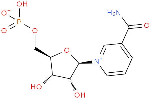 Pyridinium,3-(aminocarbonyl)-1-(5-O-phosphono-b-D-ribofuranosyl)-, inner salt