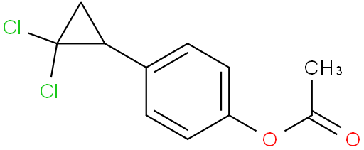 4-(2,2-Dichlorocyclopropyl)phenol 1-acetate