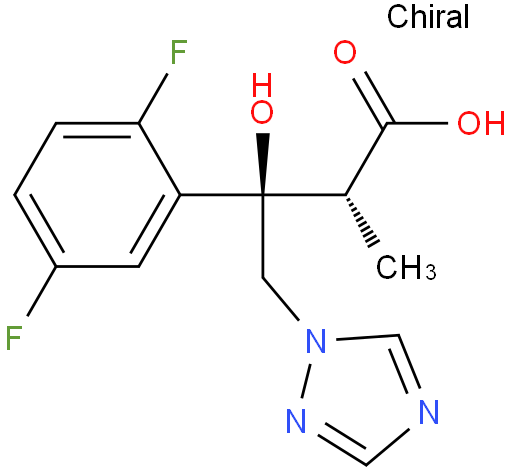 (αR,βR)-β-(2,5-Difluorophenyl)-β-hydroxy-α-Methyl-1H-1,2,4-triazole-1-butanoic Acid