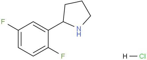 2-(2,5-Difluorophenyl)pyrrolidine hydrochloride