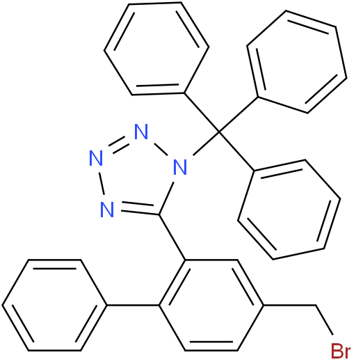 N-(三苯基甲基)-5-(4'-溴甲基联苯-2-基)四氮唑