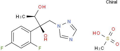 (2R,3R)-2-(2,4-Difluorophenyl)-1-(1H-1,2,4-triazol-1-yl)butane-2,3-diol with methanesulfonate