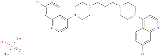 4,4'-(1,3-Propanediyldi-4,1-piperazinediyl)bis(7-chloroquinoline) phosphate