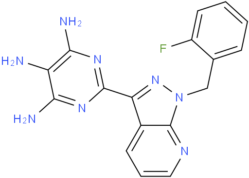 2-[1-(2-氟苄基)-1H-吡唑并[3,4-b]吡啶-3-基]嘧啶-4,5,6-三胺