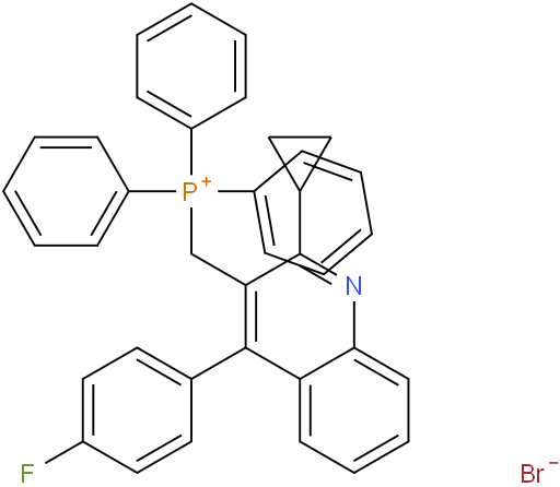 [2-环丙基-4-(4-氟苯基)-喹啉-3-甲基]-3-苯基溴磷