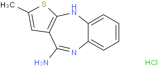 4-氨基-2-甲基-10H-噻吩[2,3-b][1,5]苯并二氮杂卓盐酸盐