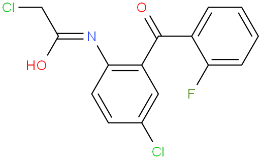 2-氯乙酰氨基-5-氯-2'-氟二苯甲酮