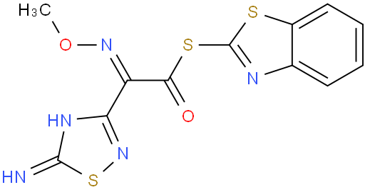 2-(5-氨基-1,2,4-噻二唑-3-基)-2(Z)-甲氧基亚胺基乙酸 S－巯基苯并噻唑酯