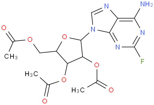 2-氟-2',3',5'-三乙酰氧基腺苷