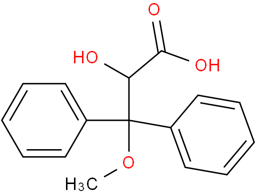 2-羟基-3-甲氧基-3,3-二苯基丙酸