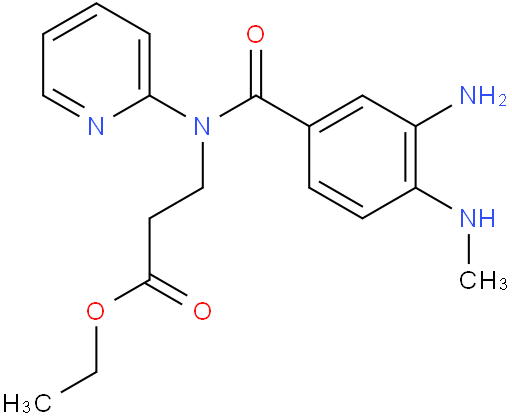 3-[(3-氨基-4-甲基氨基苯甲酰)吡啶-2-基氨基]丙酸乙酯