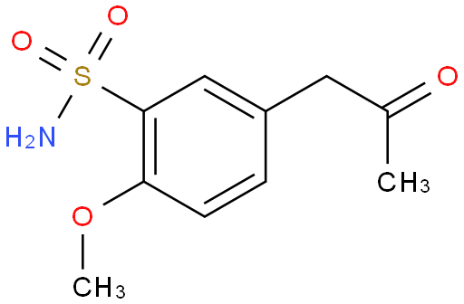 5-丙酮基-2-甲氧基苯磺酰胺