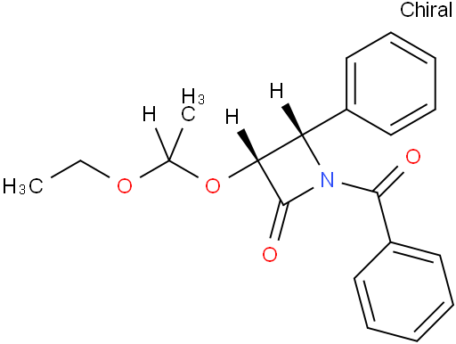 (3R,4S)-1-苯甲酰-3-(1-乙氧乙氧基)-4-苯基-2-氮杂环丁酮