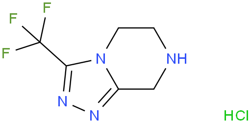 3-(三氟甲基)-5,6,7,8-四氢-[1,2,4]三唑并[4,3-α]吡嗪盐酸盐