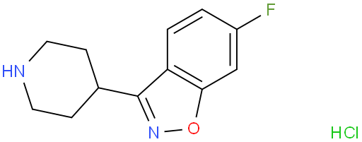 6-氟-3-(4-哌啶基)-1,2-苯并异噁唑盐酸盐