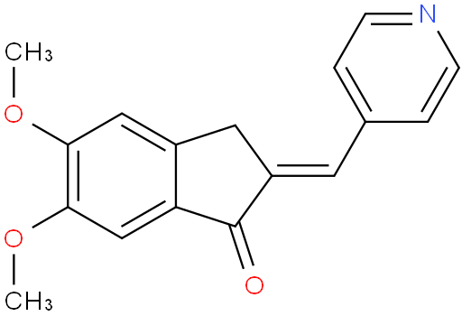 5,6-二甲氧基-2-(4-吡啶基)亚甲基-1-茚酮