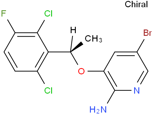 [5-溴-3-[(1R)-(2,6-二氯-3-氟苯基)乙氧基]吡啶-2-基]胺