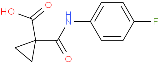 1-(4-氟苯基氨基甲酰基)环丙烷羧酸