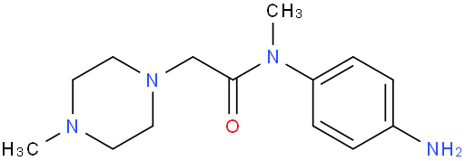 N-(4-氨基苯基)-N-甲基-2-(4-甲基哌嗪-1-基)乙酰胺