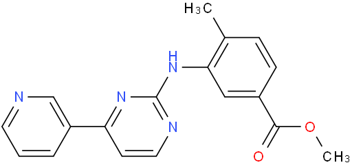 4-甲基-3-[[4-(3-吡啶基)-2-嘧啶基]氨基]苯甲酸甲酯