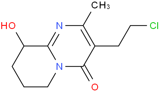 3-(2-氯乙基)-6,7,8,9-四氢-9-羟基-2-甲基-4H-吡啶并[1,2-a]嘧啶-4-酮