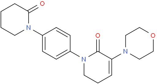 5,6-二氢-3-(4-吗啉)-1-[4-(2-氧代-1-哌啶基)苯基]-2(1H)-吡啶酮