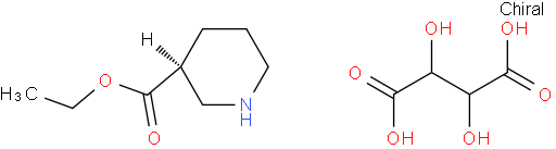 (S)-3-哌啶甲酸乙酯酒石酸盐