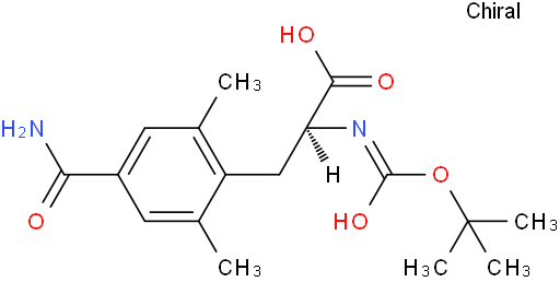 叔丁氧羰基-2,6-二甲基-4-甲酰胺基-L-苯丙氨酸