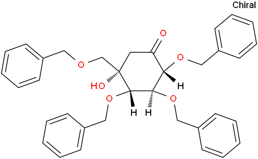 (2R,3S,4S,5S)-5-羟基-2,3,4-三(苄氧基)-5-[(苄氧基)甲基]-环己酮