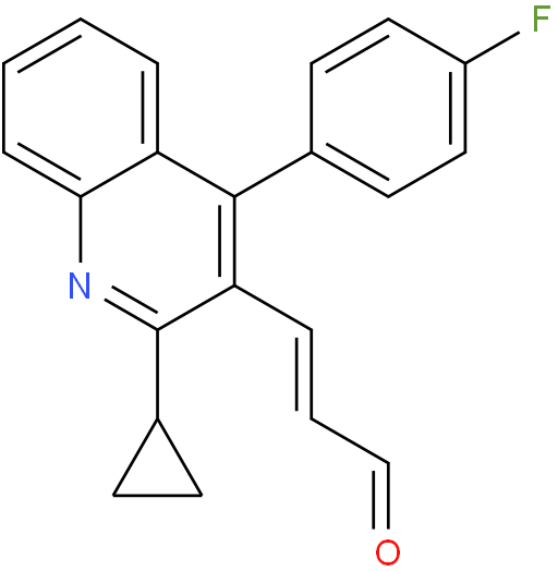 (E)-3-[2-环丙基-4-(4-氟苯基)-3-喹啉-2-丙烯醛