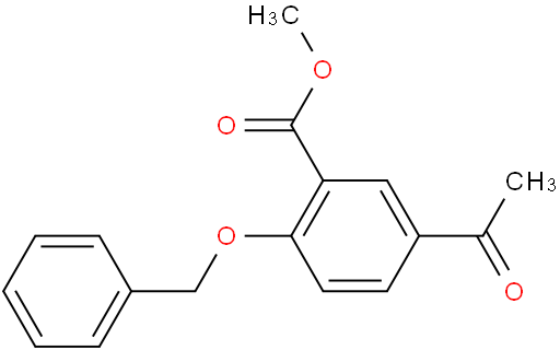 5-乙酰基-2-(苄氧基)苯甲酸甲酯