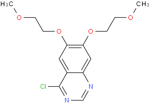 4-氯-6,7-双(甲氧基乙氧基)喹唑啉酮