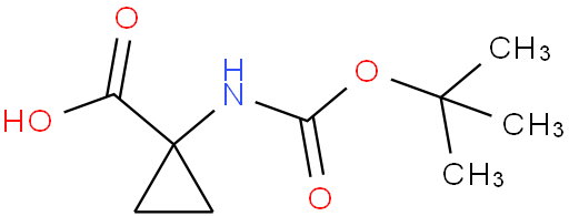 Boc-1-氨基环丙基甲酸