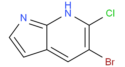 5-溴-6-氯-1H-吡咯并[2,3-b]吡啶