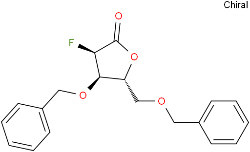 2-脱氧-2-氟-3,5-二-O-(苯基甲基)-D-核糖酸 GAMMA-内酯