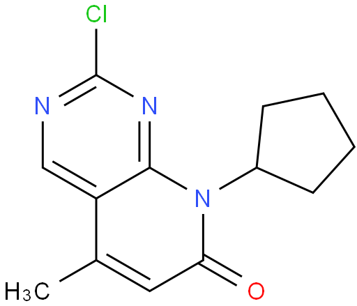 2-氯-8-环戊基-5-甲基吡啶并[2,3-d]嘧啶-7(8H)-酮