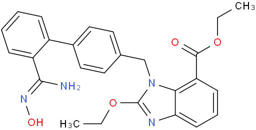 1-[(2'-(羟基脒基)[1,1-联苯基]-4-基)甲基]-2-乙氧基-1H-苯并